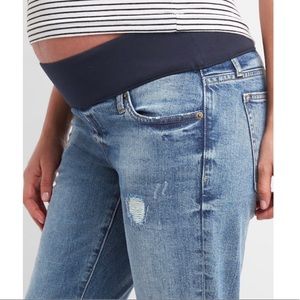 Gap Maternity Repaired Girlfriend Jeans, Sz 28R